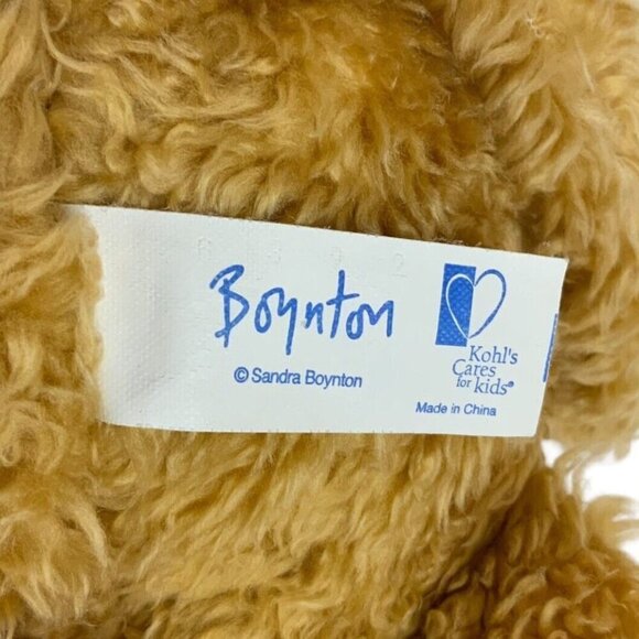 Kohls Cares Sandra Boynton Train Conductor Dog Plush Stuffed Animal Character - Picture 8 of 9